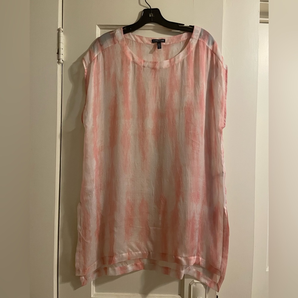 Eileen Fisher Sheer tunic, size M